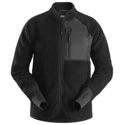 Snickers AllroundWork Arbeitsjacke mit Reißverschluss 8 grau melange-schwarz