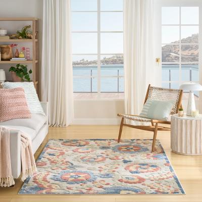Nourison Aloha Indoor/Outdoor Floral Area Rug