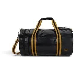 Fred Perry für Herren. L3352 Klassische Tasche mit Spitze, schwarz (OSFA), Lässig, Recyceltes Polyester, Nachhaltig
