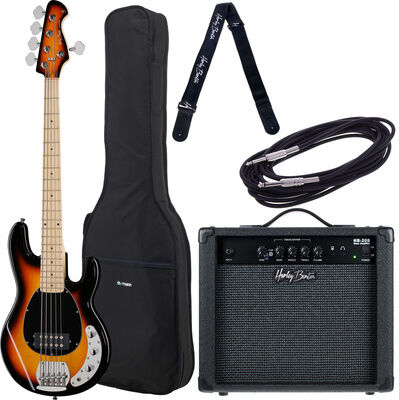 Harley Benton MB-5 SB Deluxe Series Bundle 3