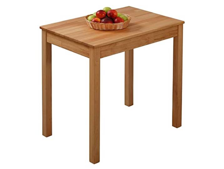 Krok Wood Esstisch Tomas aus Massivholz (Buche, 75 x 50 x 75 cm)