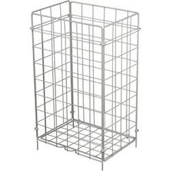 Papierkorb (aus Metall) faltbar weiß 50L