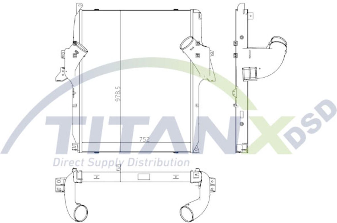 Ladeluftkühler TITANX IX119003