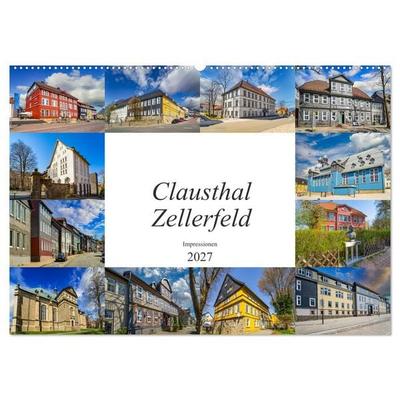 Clausthal Zellerfeld Impressionen (Wandkalender 2027 DIN A2 quer), CALVENDO Monatskalender