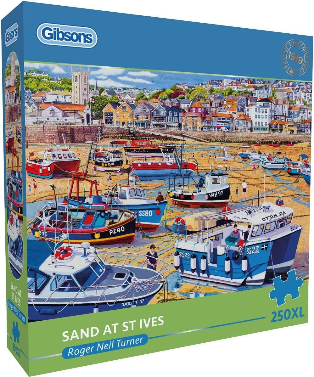Gibsons Puzzel Zandstrand bij St. Ives, 250XL stukjes