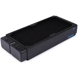 Alphacool NexXxoS HPE-45 Radiator 240mm (120 mm), Wasserkühlung Radiator, Schwarz