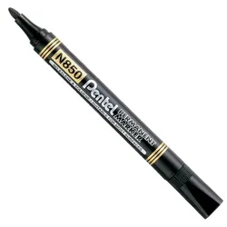 Pentel Permanent-Marker N850, schwarz, Rundspitze 1 Stück