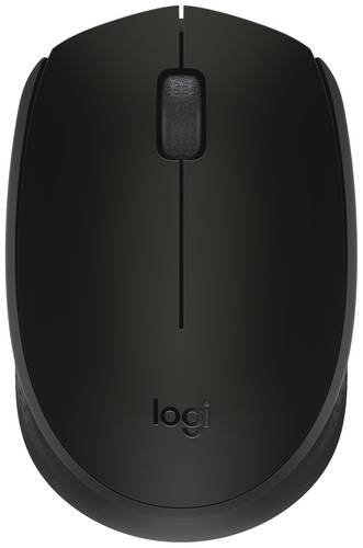 Logitech M171 Maus Kabellos, Funk Optisch Schwarz, Grau 3 Tasten 1000 dpi