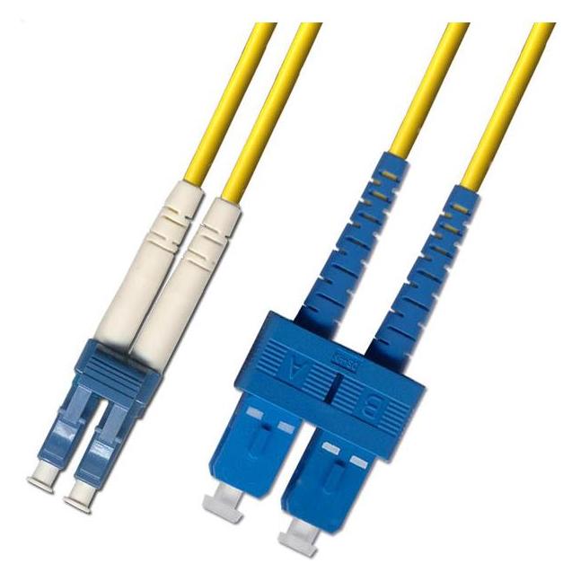 OEM Optisches Patchkabel Duplex, LC/UPC-SC/UPC 9/125um SM, 10m, OS2 (10 m) (58916061)
