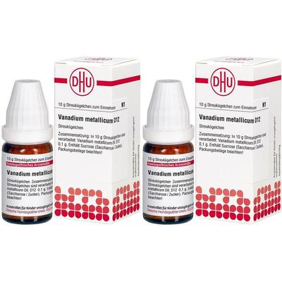 Vanadium Metallicum D 12 Globuli 2x 2x10 g