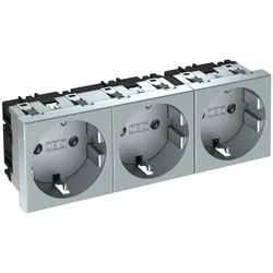 OBO Bettermann Vertr Steckdose 0 Grad, 3-fach STD-D0 AL3