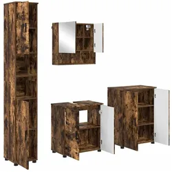vidaXL, Badmöbelset, Badezimmer Schrank