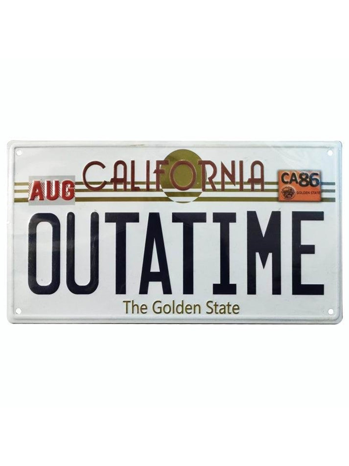 FaNaTtik - Back To The Future Replica Number Plate Tin Sign