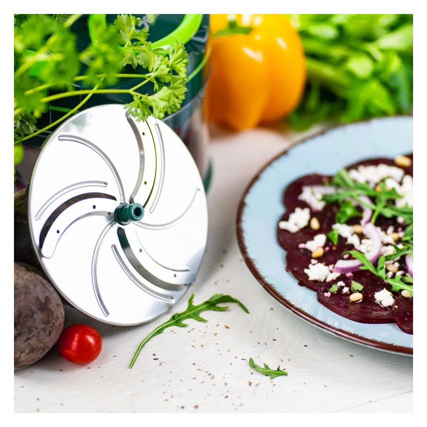 Genius Manueller Food Processor NICER DICER PEGASUS Set 10-teilig grün (A34299)