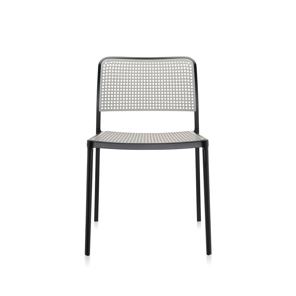 Kartell Audrey Stuhl (schwarz / grau) schwarz / grau 05875N3