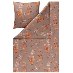 ESTELLA Mako-Jersey-Bettwäsche Patrizia 135 x 200 cm Jersey Rosenholz