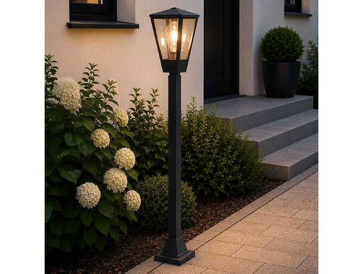 Borne lumineuse Westcliff type B 98cm Noir