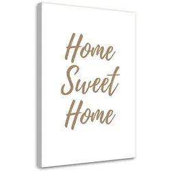 WANDBILD inschrift home sweet home