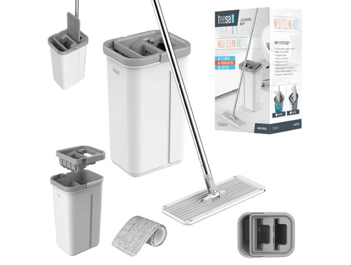 Teesa Mop TSA0045 New Clean R13 Emmer met twee kamers 5,7 l