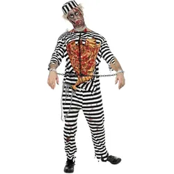 Smiffys Sträfling Zombiekostüm (M)