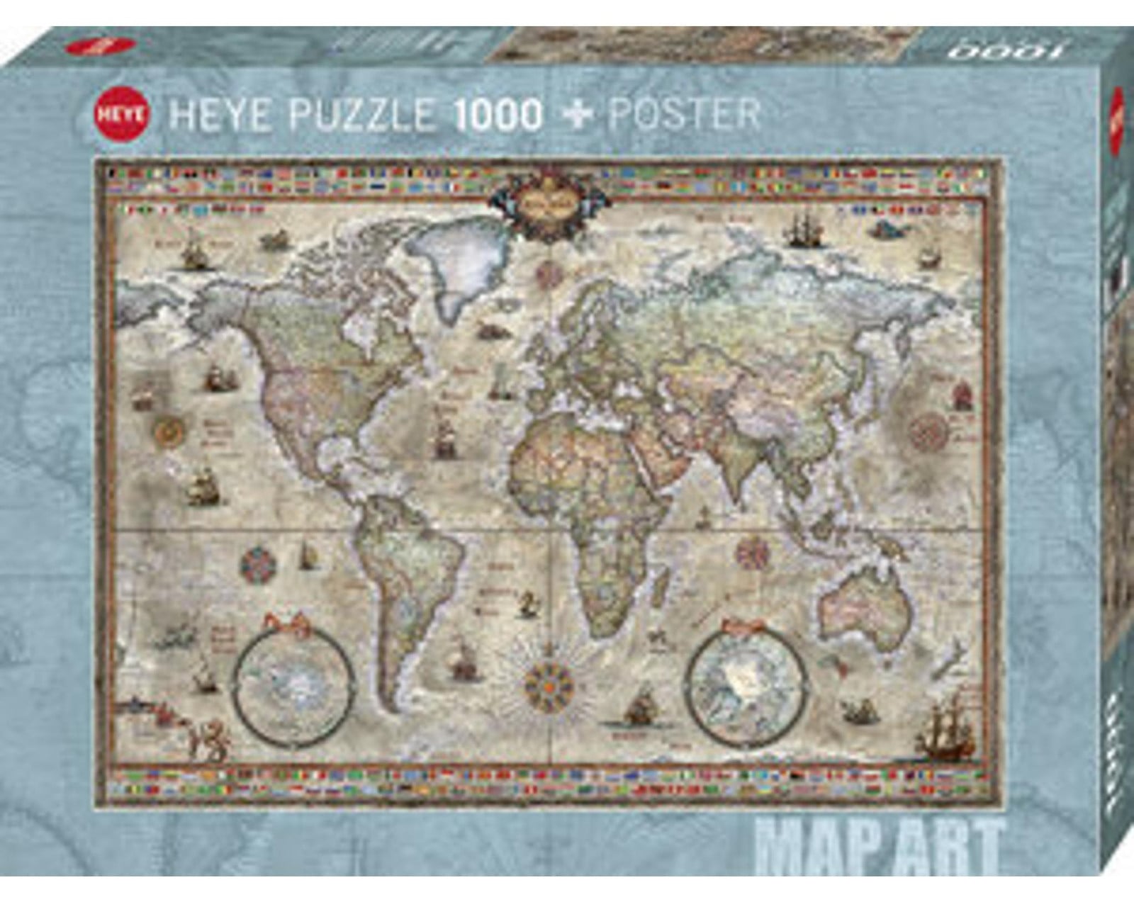 Heye Puzzle Retro Wereld