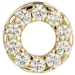 DIAMOUR Anhänger 10 Brillanten zus. ca. 0,50ct Gold 585