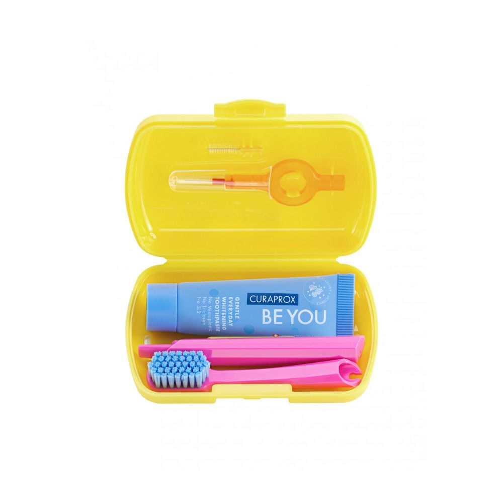 Curaprox Travel-Set gelb 1 St Kombipackung