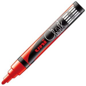 uni-ball Kreidestifte chalk PWE-5M, rot, Strichbreite 1,8 - 2,5mm, Rundspitze