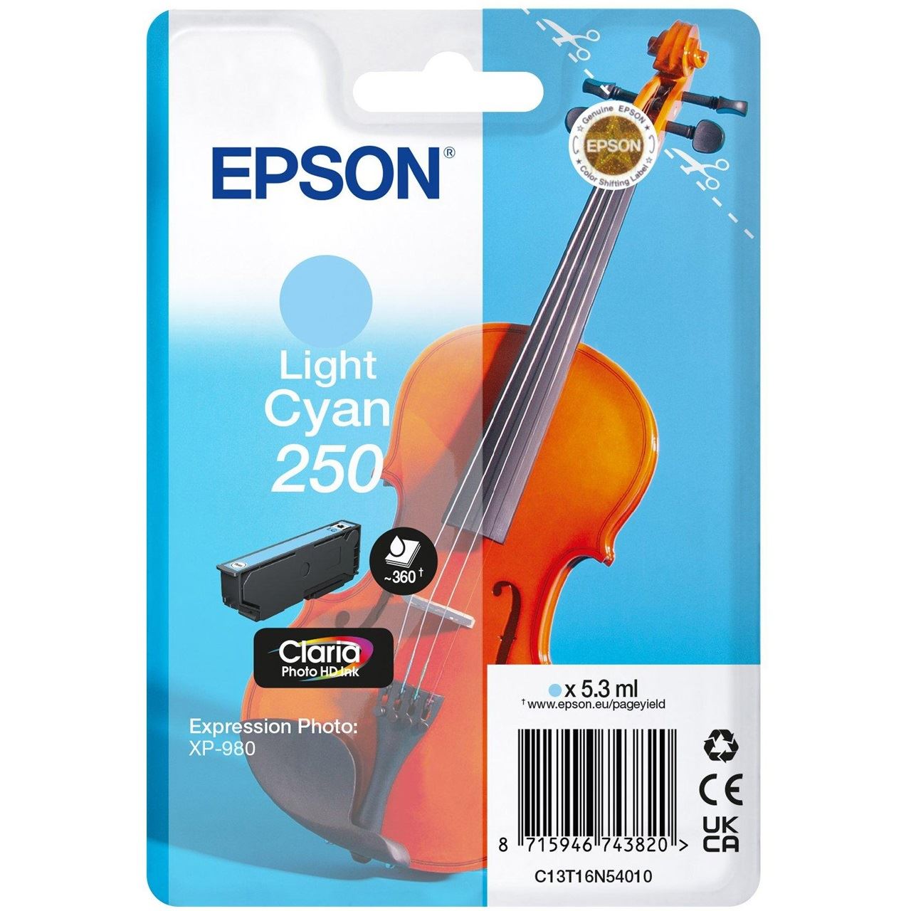 EPSON 250 (Violine) light cyan Druckerpatrone