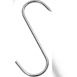 WOLFCUT 10 Stk. S-Haken 100/4 mm einseitig angespitzt