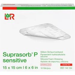 Suprasorb P Sensitive Pu-Schaumv.bor.lite 15x15cm 10 ST