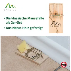 Gardigo Holzmausefalle 2er Set