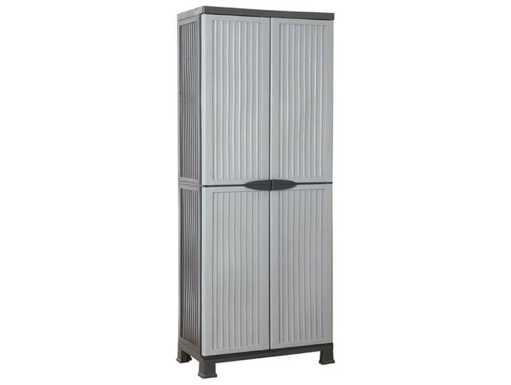 SALE 2026 Buffet/Armoire latérale Gris - Armoire en plastique 68x39x171 5cm 12.5 Kg 996406