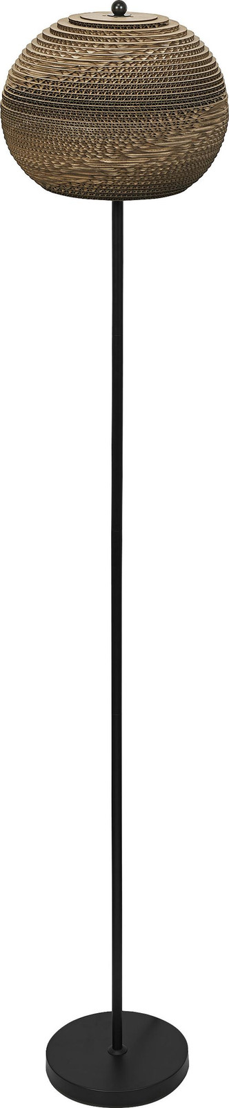 Osram Vloerlamp Decor Cardboard Ball, bruin, Hoogte: 1600 mm