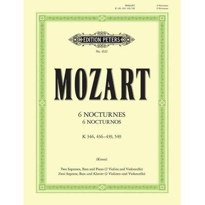 Mozart, W: 6 Nocturnosi (Kanzonetten) -