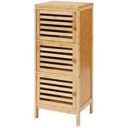Helloshop26 - Aufbewahrungsschrank/Regal 82 x 33 x 27 cm Bambus natur
