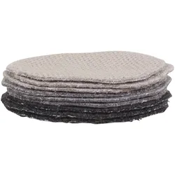 Éternel Abschminkpads wiederverwendbar 9er Set, H10/B8 cm, grau