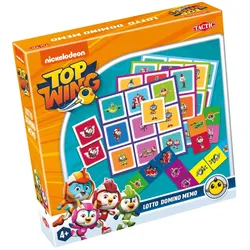 Tactic Top Wing 3-in-1 : Memo, Lotto, Domino (Dänisch, Deutsch, Englisch, Finnisch, Französisch, Norwegisch, Schwedisch, 2 - 4 Spieler)
