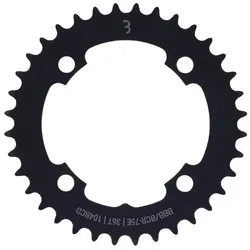 BBB CYCLING Kettenblatt E-bikeGear 4-Arm LK 104 mm | schwarz 42 Zähne