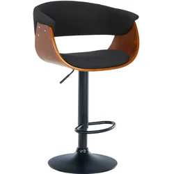 CLP Barhocker Vestal Stoff   Farbe: walnuss/schwarz, Material: Stoff