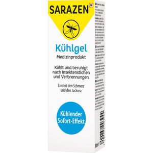 SARAZEN Insektenstich-Gel Kühlgel, ab 3 Jahre, Tube, für Insektenstiche und bei leichten Verbrennungen, 30 ml