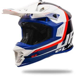 UFO Plast Crosshelm  Intrepid Blau / Weiß L