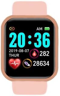 Smart Shopping Spot Smart Fitness Watch For Men And Women With Heart Rate, Sleep & Music Tracker pink