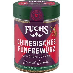 Fuchs Gewürzmischung Gourmet Selection Chinesisches Fünfgewürz, ohne Salz, für asiatische Gerichte, vegan, im Streuer, 40 g
