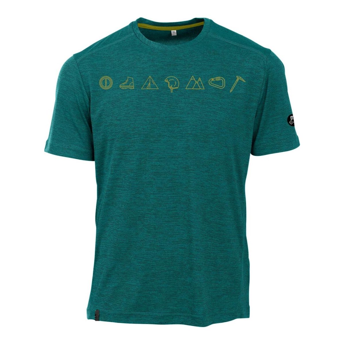 MAUL Sport Grinberg Fresh - 1/2 T-shirt mit Print petrol green (61) 54 4344400793-61-54