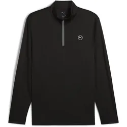 Puma, Herren, Sportshirt, Pure 2.0 Texture 1/4 Zip (S), Schwarz