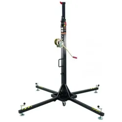 VMB TE-064 B wind-up statief zwart, Montage Lichttechnik, Schwarz