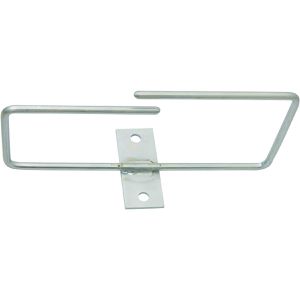LogiLink Kabelführungsbügel Canovate OR112G, silber, 1 HE, für Netzwerkschränke, verzinkt, 170 x 80 mm