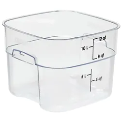 Cambro CamSquare FreshPro® 11,4L Lebensmittelbehälter, 6 Stück im Karton - 12SFSPROCW135