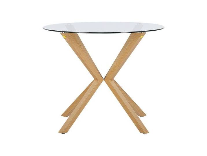 Table de salle à manger en verre de sécurité d 90 cm ALTURA